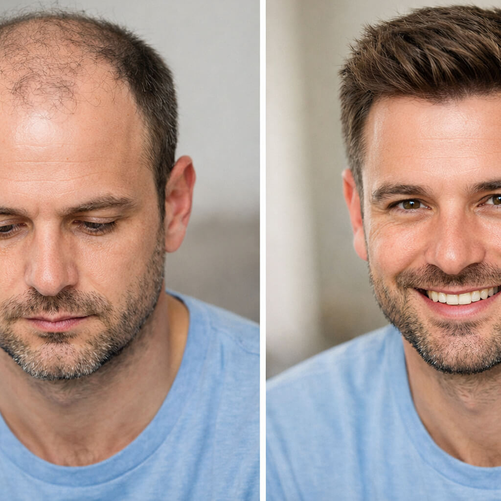 hajbeültetés után PRP