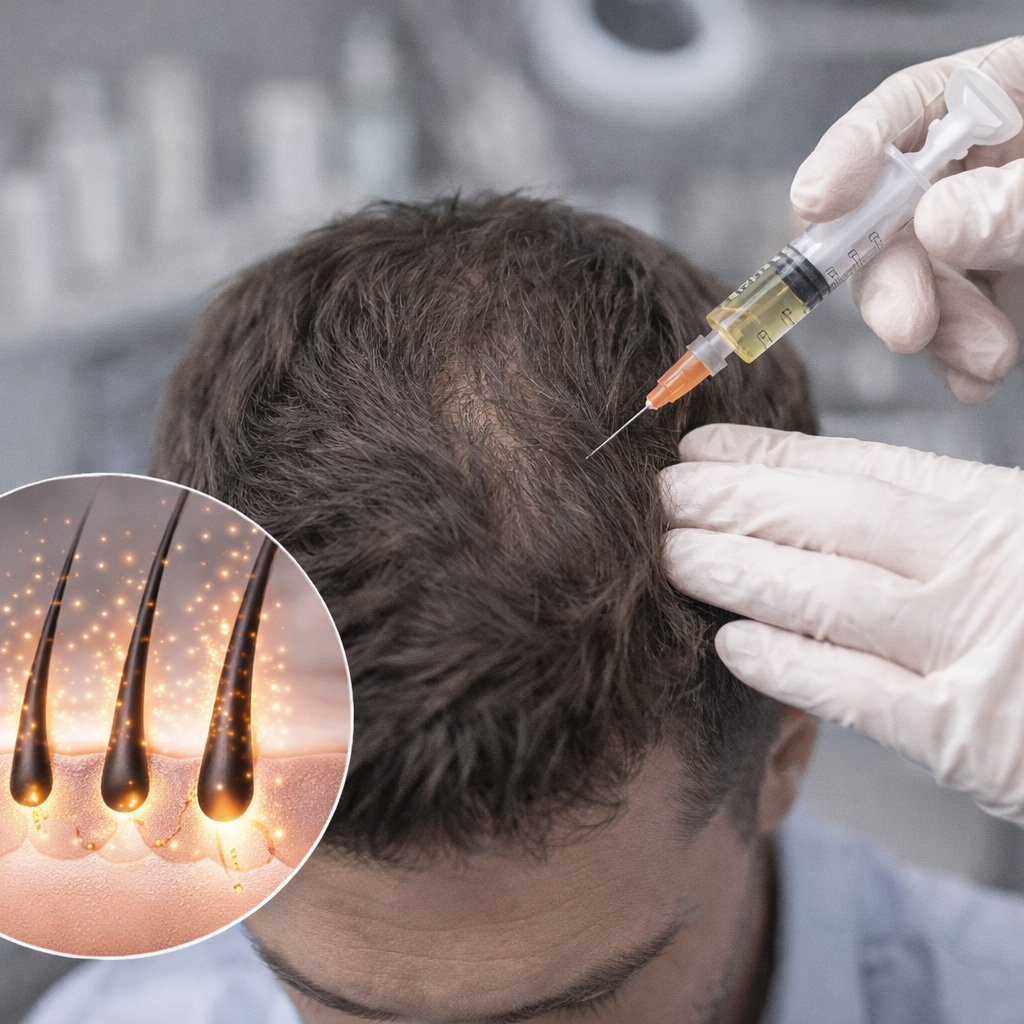 PRP hajkezelés férfiaknak – amit tudni érdemes